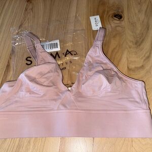 NWT Soma Embraceable Large Bra Full Coverage Wireless Tailored Unlined Adoe Rose